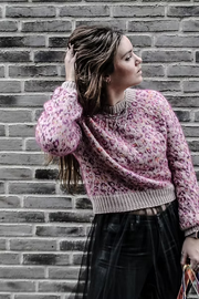 PINKLEOPARDSWEATER - Danish