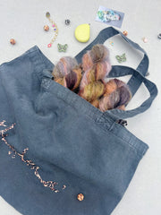 Thelma Logo Vintage Washed Leopard Tote Bag