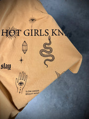 HOT GIRLS KNIT T-SHIRT